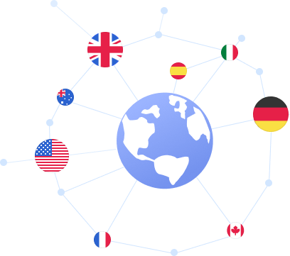Global audience map